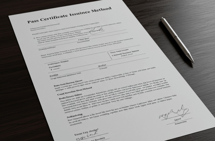 pass 인증서 발급방법