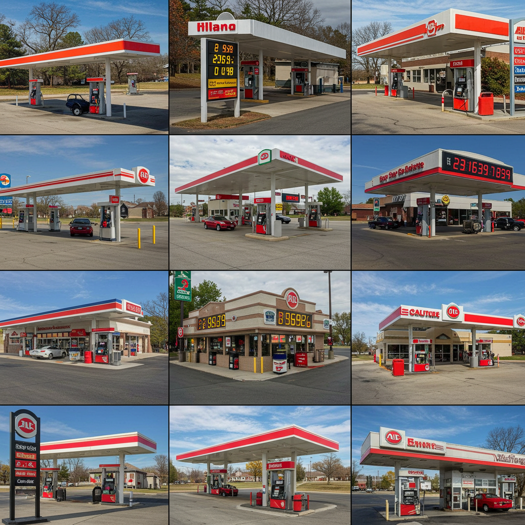 전국 휘발유 주유소 가격 보기