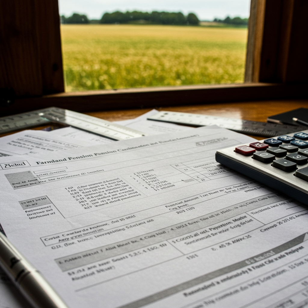 농지연금 수령액 계산