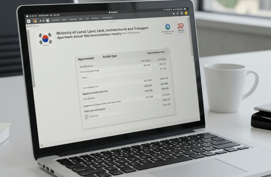 국토부 아파트 실거래가 조회