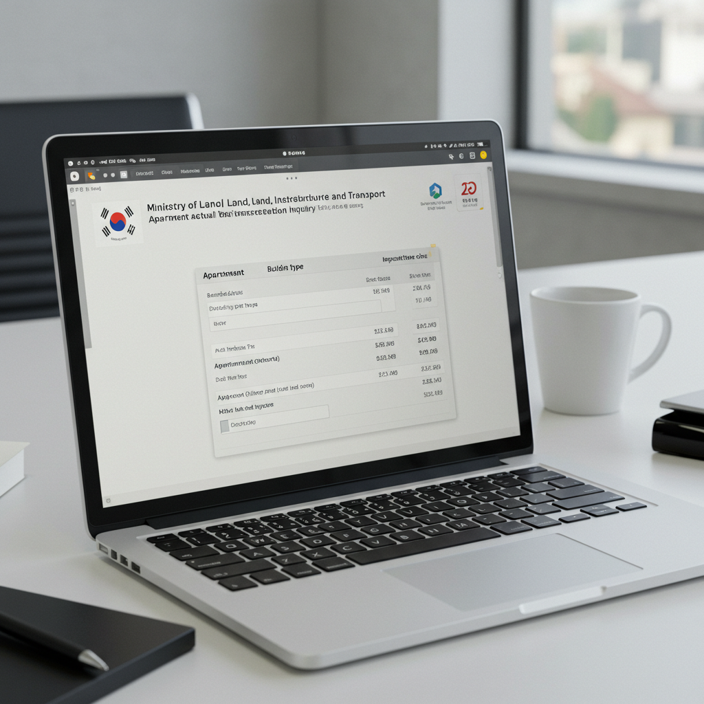 국토부 아파트 실거래가 조회