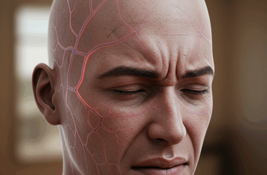 머리가 찌릿찌릿 아파요