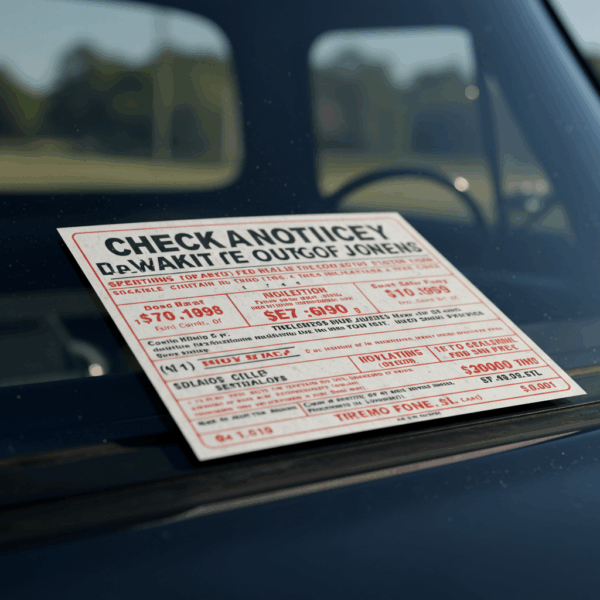 주정차 위반 과태료 조회