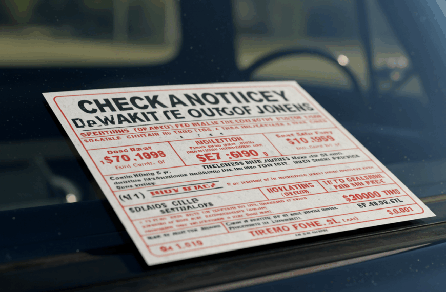 주정차 위반 과태료 조회