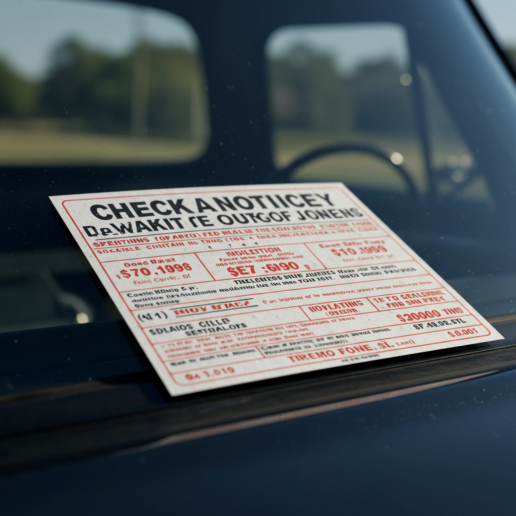 주정차 위반 과태료 조회