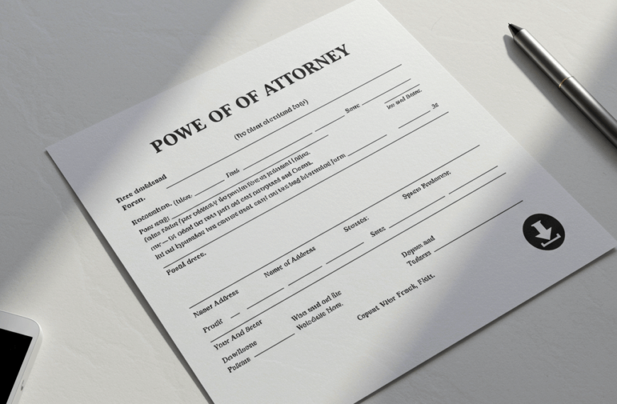 위임장 양식 무료 다운로드