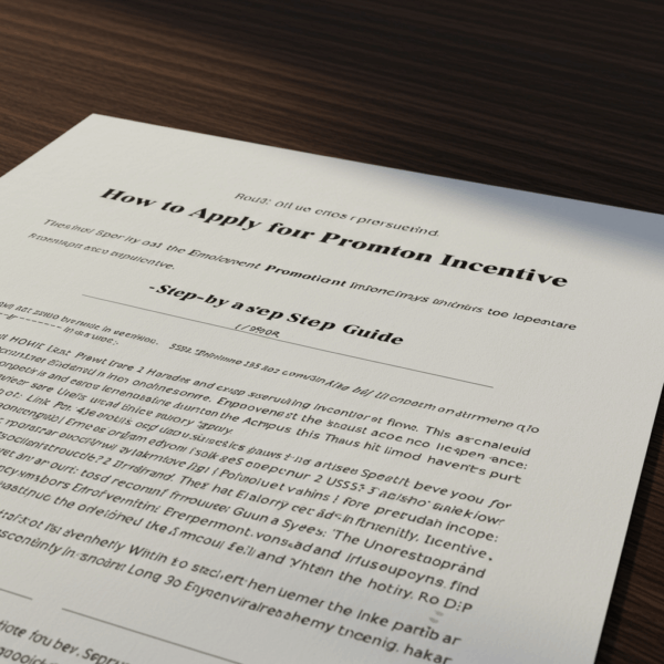 특별고용촉진 장려금 신청방법