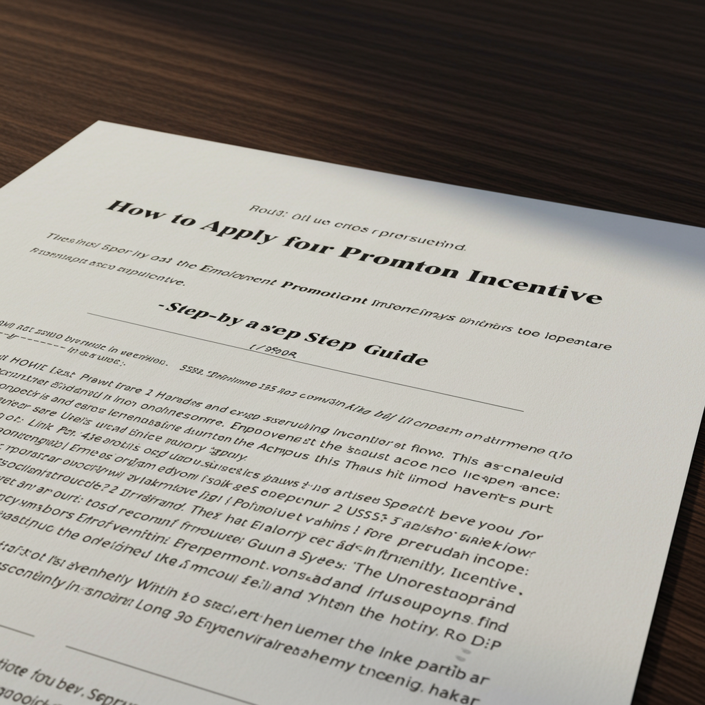 특별고용촉진 장려금 신청방법